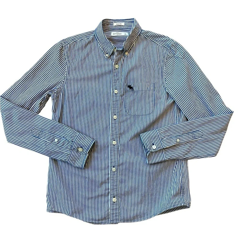 Abercrombie Kids Shirt Muscle Button Down Size XL